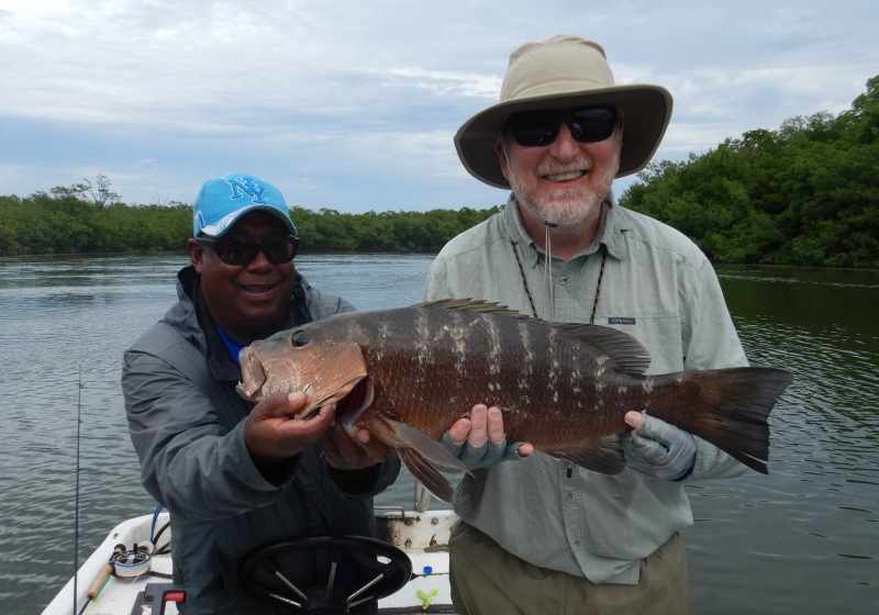 Cubera Snapper on Fly Rod